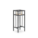 Modern black rattan planter featuring a sturdy frame and natural texture, perfect for housing your favorite plants. Designed with simplicity in mind, it adds a touch of warmth and elegance to any space. Created with eco-friendly materials, this piece blends sustainability with style. Designed in Singapore.