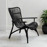 LEANNE Cane Chair - Black