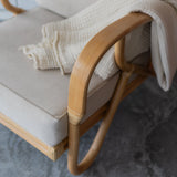 MAVERICK Cane Chair, Natural - Dune