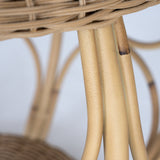 SANTAI Alu-Cane Occasional Round Table