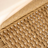 VIC Cane Lounge Chair - White Wash