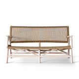 VIC Cane Sofa - White Wash