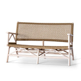 VIC Cane Sofa - White Wash