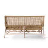 VIC Cane Sofa - White Wash