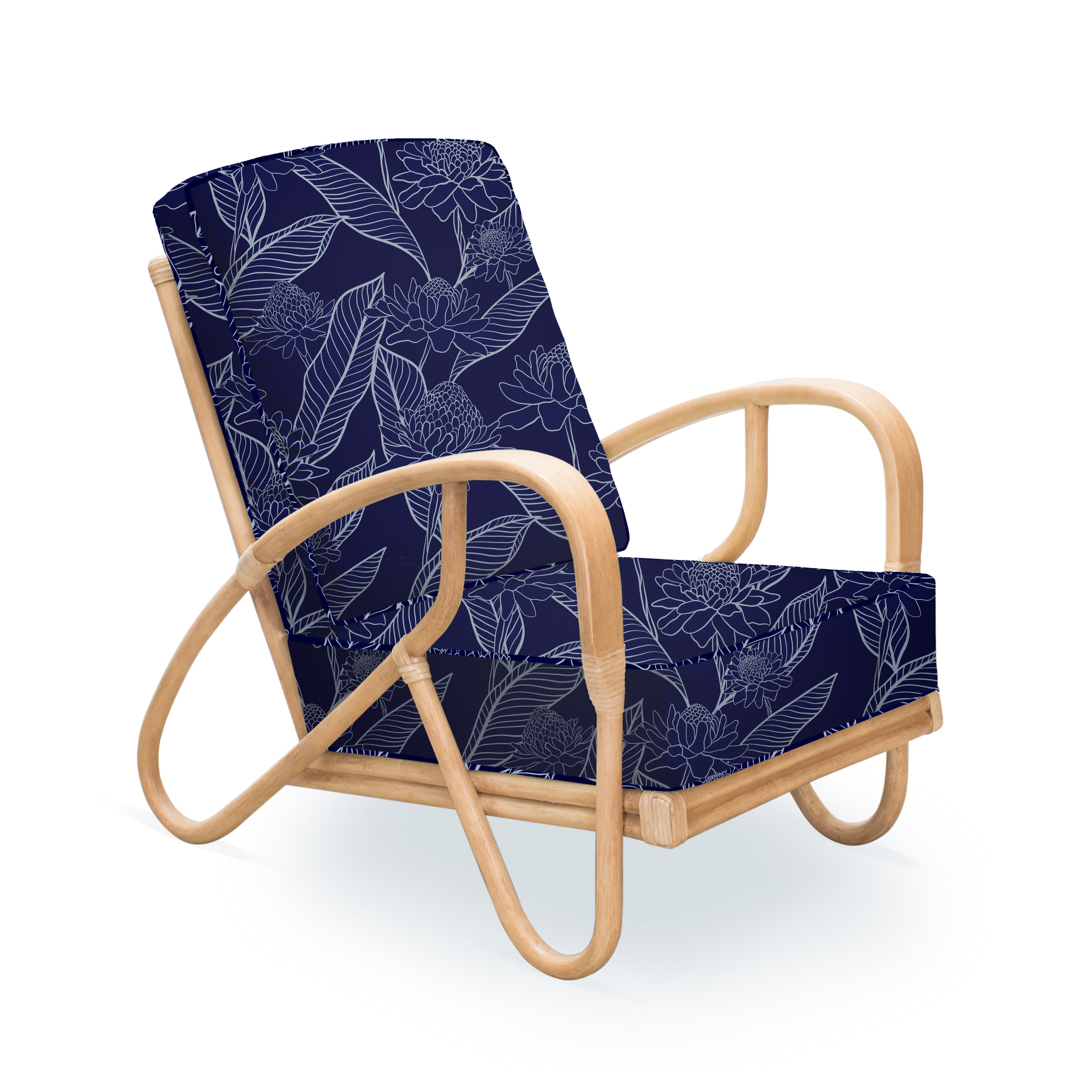 Nature Native x Binary Style - MAVERICK Cane Chair, Natural