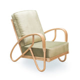 MAVERICK Cane Chair, Natural - Olive