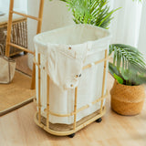MITCH Laundry Basket Hamper with Wheels