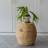 ASA Hyacinth Weave Drum Stool, Small