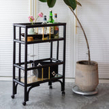 BROOK Bar Cart, Mini - Black