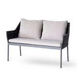 QUAYSIDE Dining Bench - Charcoal