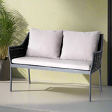 QUAYSIDE Dining Bench - Charcoal