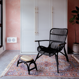 LEANNE Cane Chair - Black