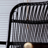 LEANNE Cane Chair - Black