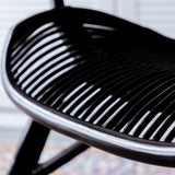 LEANNE Cane Chair - Black