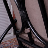 MAVERICK Cane Chair, Black - Truffle