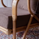 MAVERICK Cane Chair, Natural - Truffle