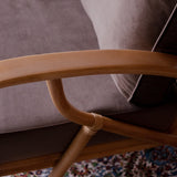 MAVERICK Cane Chair, Natural - Truffle