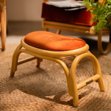 LINN Gardening Stool - Natural, Upholstered