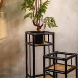 BROOK Planter, Tall - Black