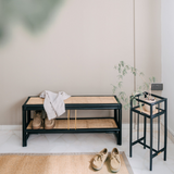 BROOK Shoe Bench - Black