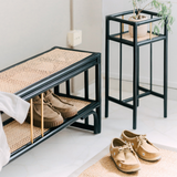 BROOK Shoe Bench - Black
