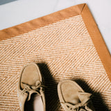 MYRA Sisal Carpet, Doormat - Burnt Orange