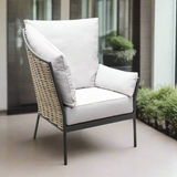 QUAYSIDE High Low Armchair, Right - Wheat