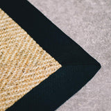 MYRA Sisal Carpet, Area Rug - Coal Black